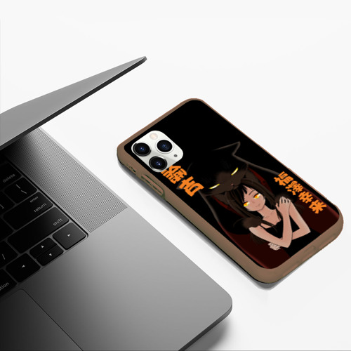 Чехол для iPhone 11 Pro Max матовый с принтом Кот мастер на все лапы снова грустит, фото #5