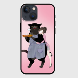 Чехол для iPhone 13 mini Кот домохозяин