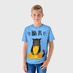 Детская футболка 3D Кот в фартуке - фото 2