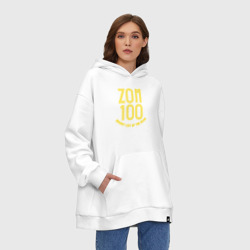 Худи SuperOversize хлопок Zom 100 logo - фото 2