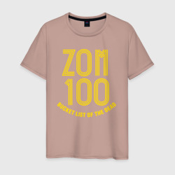 Мужская футболка хлопок Zom 100 logo