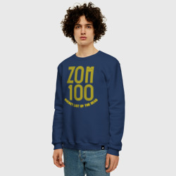 Мужской свитшот хлопок Zom 100 logo - фото 2