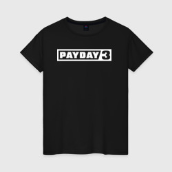 Женская футболка хлопок Payday 3 logo