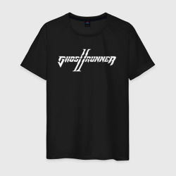 Мужская футболка хлопок Ghostrunner 2 logo