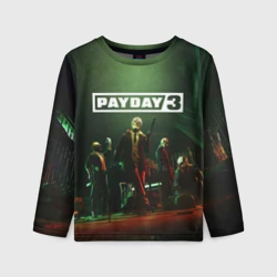 Детский лонгслив 3D Грабители Payday 3