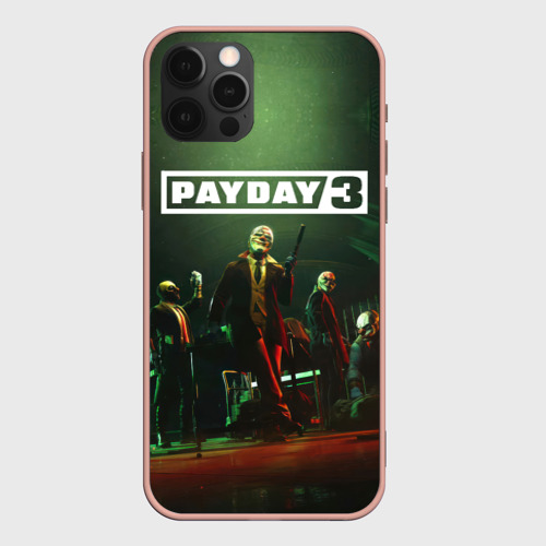 Чехол для iPhone 12 Pro Max с принтом Грабители Payday 3, вид спереди #2