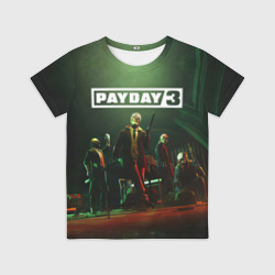Детская футболка 3D Грабители Payday 3