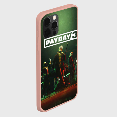 Чехол для iPhone 12 Pro Max с принтом Грабители Payday 3, вид сбоку #3