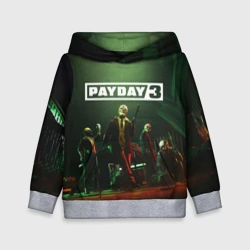 Детская толстовка 3D Грабители Payday 3