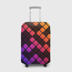 Чехол для чемодана 3D Цветной Тетрис
