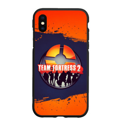 Чехол для iPhone XS Max матовый Лого Team Fortress 2