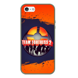 Чехол для iPhone 5/5S матовый Лого Team Fortress 2