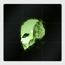 Магнитный плакат 3Х3 Пещера в форме головы пришельца