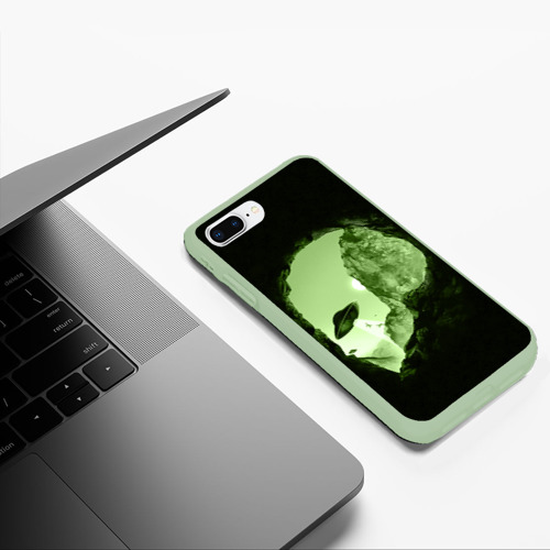 Чехол для iPhone 7Plus/8 Plus матовый с принтом Пещера в форме головы пришельца, фото #5