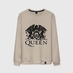 Мужской свитшот хлопок Queen - logo