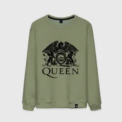 Мужской свитшот хлопок Queen - logo