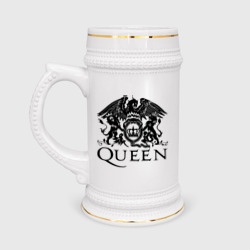 Кружка пивная Queen - logo