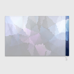 Флаг 3D Сине розовый мозаичный узор - фото 2
