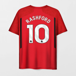 Мужская футболка 3D Маркус Рашфорд Манчестер Юнайтед форма 23-24 домашняя
