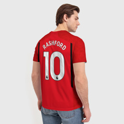 Мужская футболка 3D Маркус Рашфорд Манчестер Юнайтед форма 23-24 домашняя - фото 2