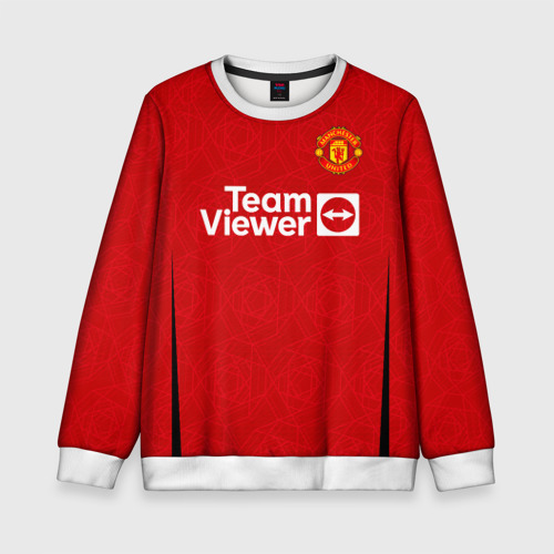 Детский свитшот 3D Маркус Рашфорд Манчестер Юнайтед форма 23-24 домашняя, цвет 3D печать