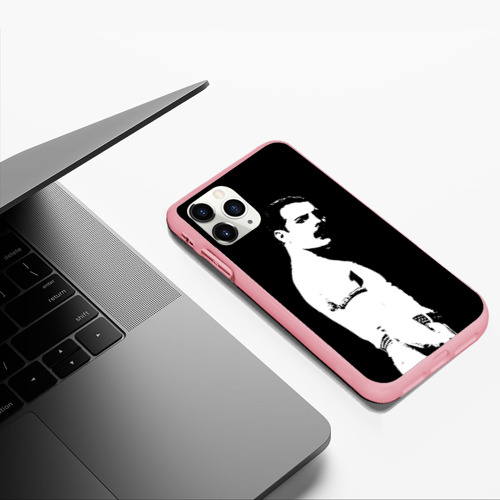 Чехол для iPhone 11 Pro Max матовый Меркьюри - Queen, цвет баблгам - фото 5