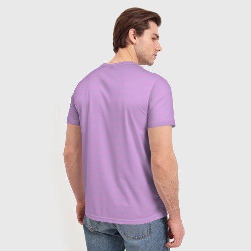 Мужская футболка 3D Purple Gun, цвет 3D печать - фото 4