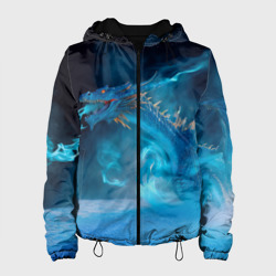 Женская куртка 3D Зимний ледяной дракон