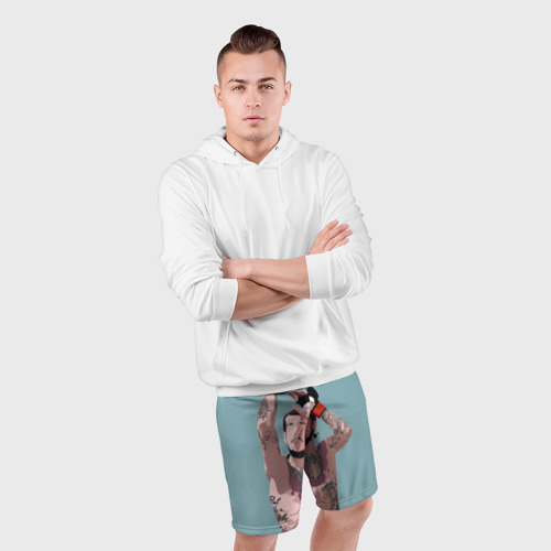 Мужские шорты спортивные Suga sean o'melly, цвет 3D печать - фото 5