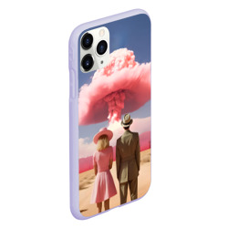 Чехол для iPhone 11 Pro матовый Barbenheimer Pink boom - фото 2