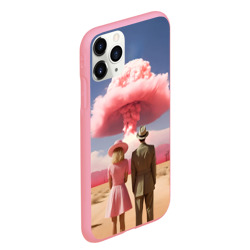 Чехол для iPhone 11 Pro Max матовый Barbenheimer Pink boom - фото 2