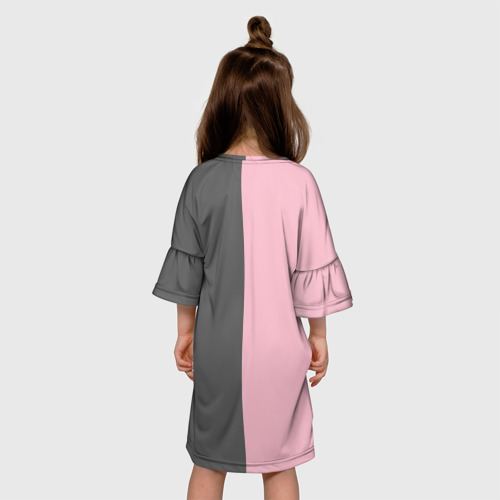 Детское платье 3D Barbenheimer Split, цвет 3D печать - фото 5