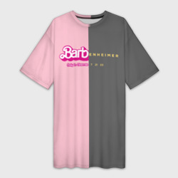 Barbenheimer Split – Платье-футболка с принтом купить