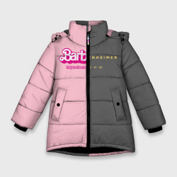 Зимняя куртка для девочек 3D Barbenheimer Split