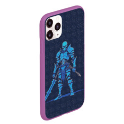 Чехол для iPhone 11 Pro Max матовый Pixel Skeleton warrior - фото 2