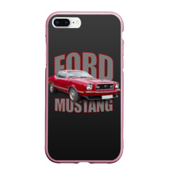 Чехол для iPhone 7Plus/8 Plus матовый Автомашина Ford Mustang