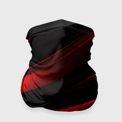 Бандана-труба 3D Black and red