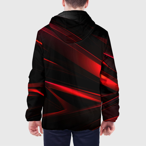 Мужская куртка 3D Black and red, цвет 3D печать - фото 5
