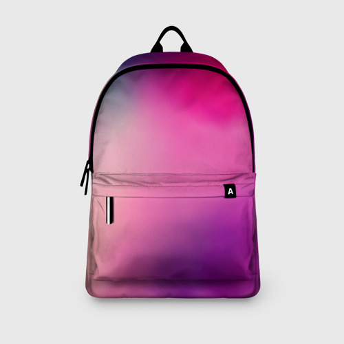 Рюкзак 3D с принтом Розовая палитра, вид сбоку #3