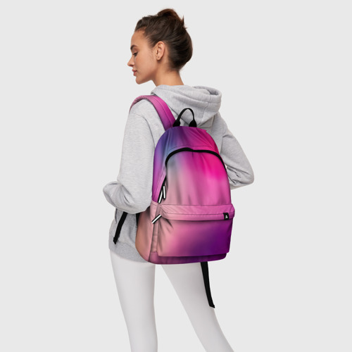Рюкзак 3D с принтом Розовая палитра, фото #4