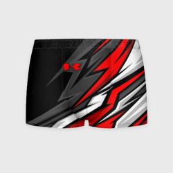 Мужские трусы 3D Kawasaki - red uniform