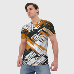 Мужская футболка 3D Киберпанк линии Azimov theme - фото 2