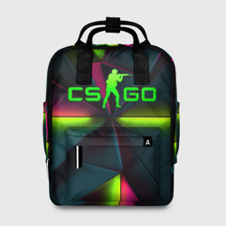 Женский рюкзак 3D CS GO  green  neon