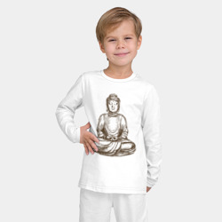 Детская пижама с лонгсливом хлопок Buddha life - фото 2
