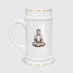 Кружка пивная Buddha life