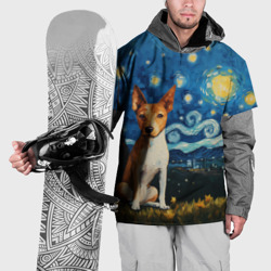 Накидка на куртку 3D Басенджи в стиле Ван Гога
