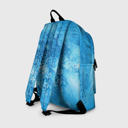 Рюкзак 3D Голубые капли акварели - фото 2