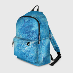 Рюкзак 3D Голубые капли акварели