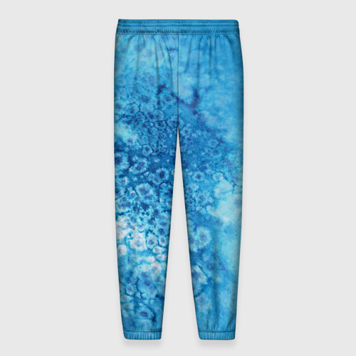 Мужские брюки 3D Голубые капли акварели, цвет 3D печать - фото 2