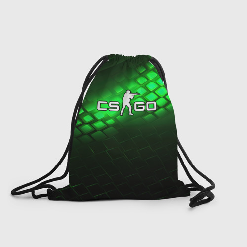 Рюкзак-мешок 3D CSGO green light logo